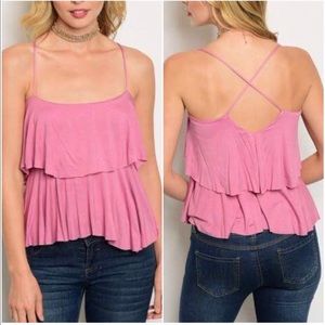 🌸Boho Ruffle Top🌸